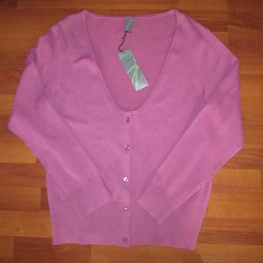 JANA Soft Purple Cardigan - Sz XL - NEW